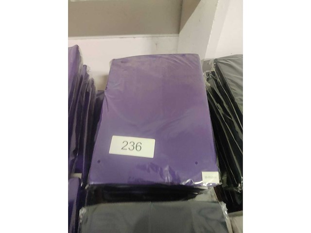 5x paars stretchcover + topcover voor statafel diam.80-85cm. nieuw (5x) - afbeelding 2 van  2