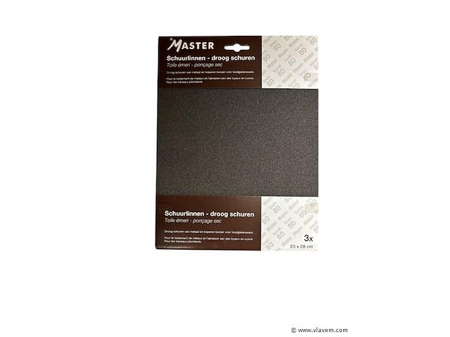 5x pak schuurpapier - afbeelding 1 van  1