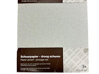 5x pak schuurpapier - afbeelding 1 van  1