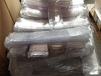5x pallet pvc onderdelen voor winkelrekken gondella - afbeelding 2 van  9