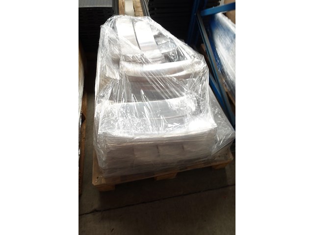 5x pallet pvc onderdelen voor winkelrekken gondella - afbeelding 4 van  9