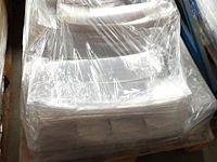 5x pallet pvc onderdelen voor winkelrekken gondella - afbeelding 4 van  9