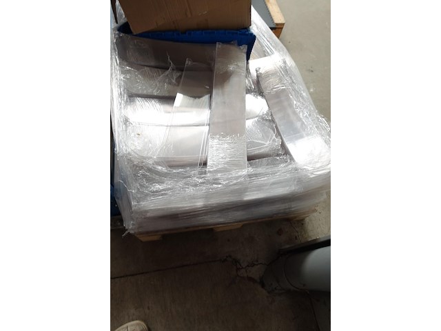 5x pallet pvc onderdelen voor winkelrekken gondella - afbeelding 5 van  9