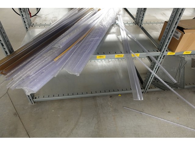 5x pallet pvc onderdelen voor winkelrekken gondella - afbeelding 6 van  9