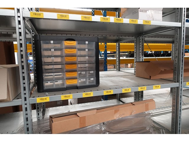 5x pallet pvc onderdelen voor winkelrekken gondella - afbeelding 9 van  9