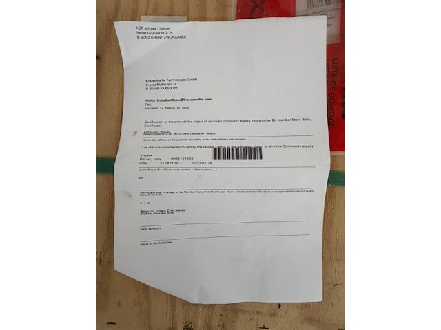 5x pallet spare parts kraussmaffei - afbeelding 2 van  25