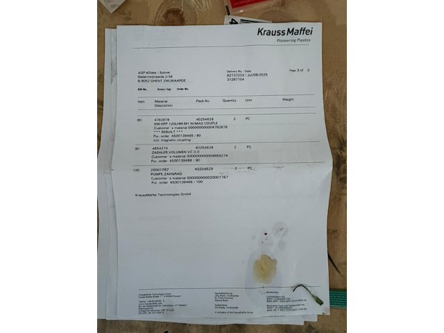 5x pallet spare parts kraussmaffei - afbeelding 12 van  25