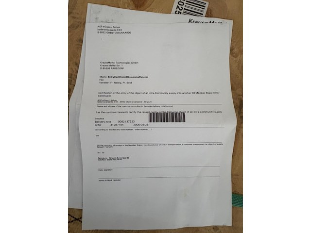 5x pallet spare parts kraussmaffei - afbeelding 19 van  25