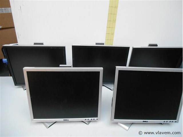 5x pc scherm 3x dell 1908fpt 2x dell 1908fpb - afbeelding 1 van  1