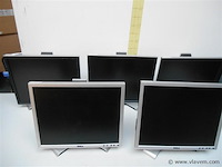 5x pc scherm 3x dell 1908fpt 2x dell 1908fpb