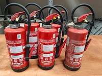 5x poedersnelblusser - 9kg - sicli - afbeelding 1 van  6