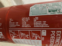 5x poedersnelblusser - sicli fury 9am5 - gekeurd 2024 - afbeelding 3 van  7