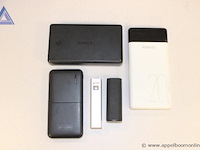 5x power bank, waaronder aukey 30000mah, re-load 10000mah, romoss 20000mah, 1x 2600mah, werking niet gekend - afbeelding 1 van  6