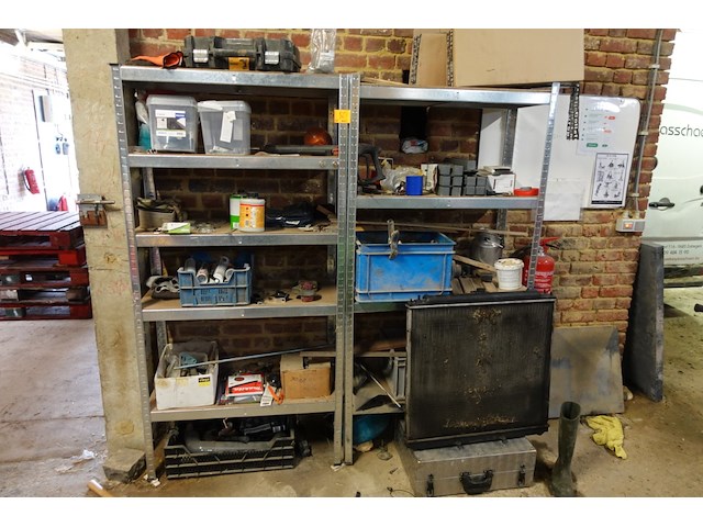 5x rek + inhoud - afbeelding 1 van  12