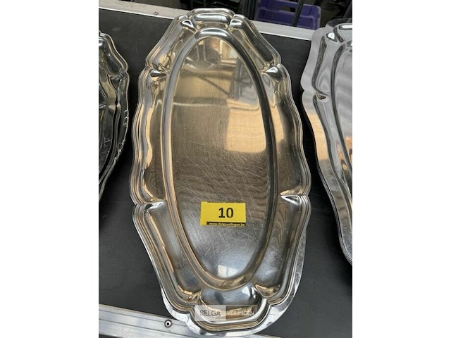 5x rvs schotels l60 cm - afbeelding 2 van  2