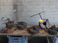 5x set diverse klauwplaten