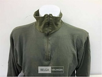 (5x) seyntex cold weather longsleeve shirt, ecw, olijfgroen - afbeelding 2 van  3