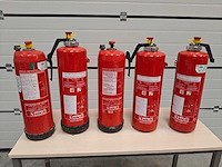 5x sicli - poedersnelblusser 12kg - - afbeelding 1 van  6