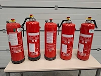 5x sicli - poedersnelblusser 12kg -