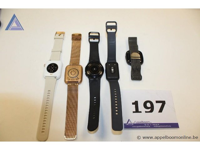 5x smartwatches, werking niet gekend - afbeelding 2 van  2