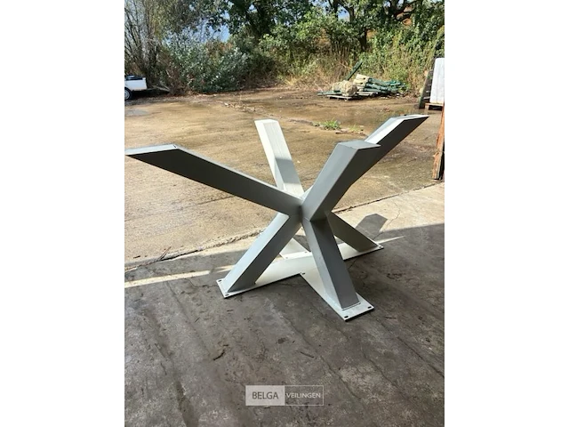 5x spinpoot wit koker 10x10 154x98x74cm - afbeelding 2 van  3