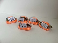 (5x) stahlkaiser spanband / ratelset - 800kg - 25mmx6m - afbeelding 2 van  4