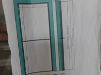 5x stalen deur op 5x houten glasbok - afbeelding 3 van  7