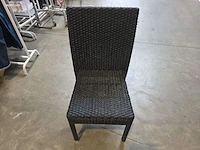 (5x) stapelbare rieten terrasstoelen - afbeelding 3 van  4