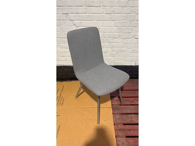 5x stoel lichtgrijs - afbeelding 1 van  1