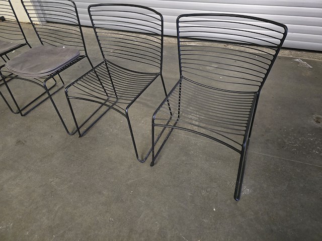 5x stoel wire pr living - afbeelding 3 van  4