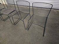 5x stoel wire pr living - afbeelding 3 van  4