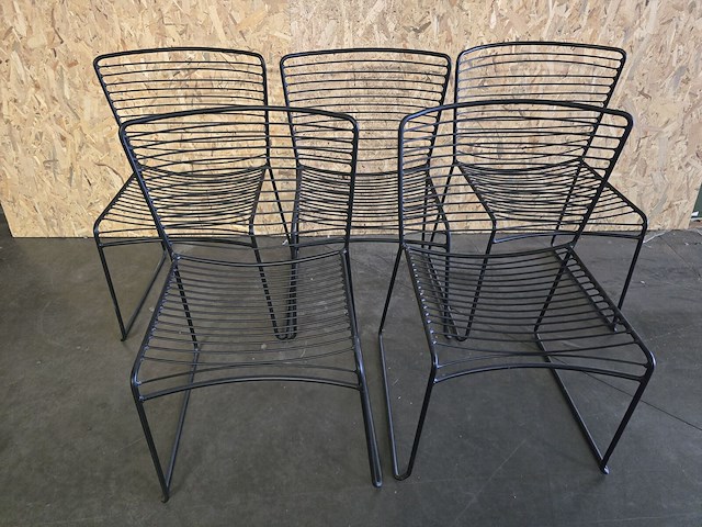 5x stoel wire pr living - afbeelding 6 van  6