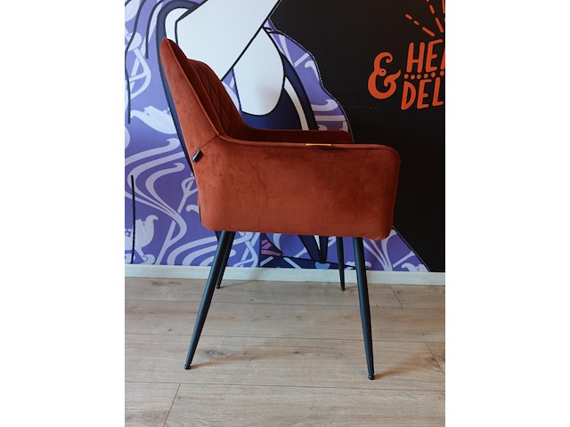 5x stoffen stoel bronx 71 - afbeelding 4 van  5