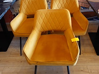 5x stoffen stoel bronx 71 - afbeelding 1 van  5