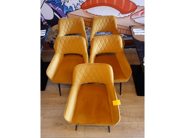 5x stoffen stoel bronx 71 - afbeelding 2 van  5