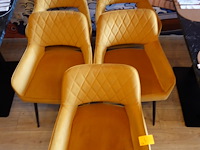 5x stoffen stoel bronx 71 - afbeelding 2 van  5