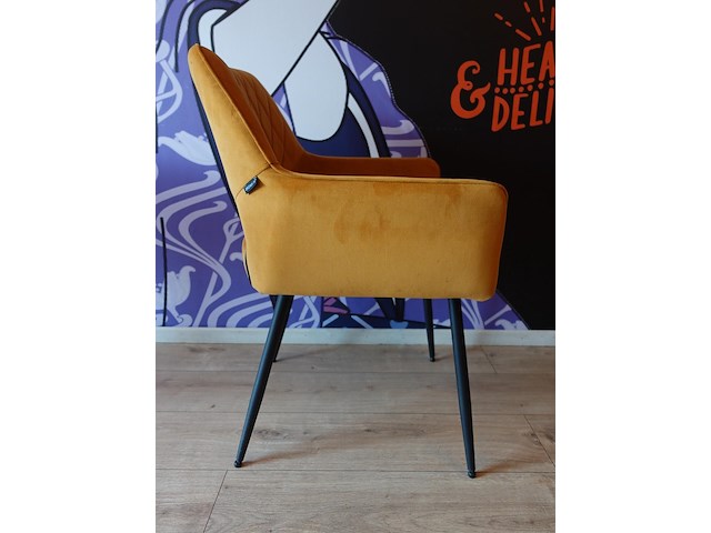 5x stoffen stoel bronx 71 - afbeelding 4 van  5