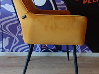 5x stoffen stoel bronx 71 - afbeelding 4 van  5