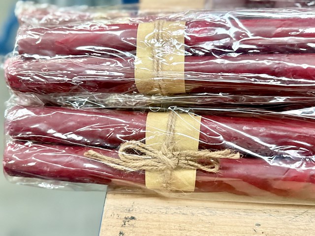 5x tuinfakkel rood - afbeelding 1 van  2