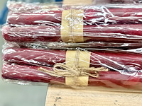 5x tuinfakkel rood - afbeelding 1 van  2