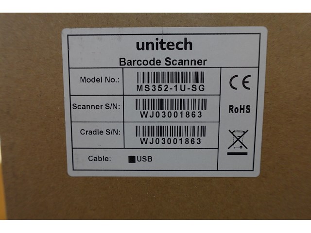 5x unitech barcode scanner - afbeelding 3 van  3