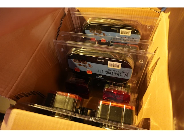 5x verlichtingsset aanhangwagen 7,5 m met magneet (nieuw) - afbeelding 2 van  5