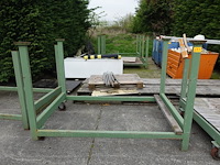 5x verrijdbare metalen houder - afbeelding 1 van  5