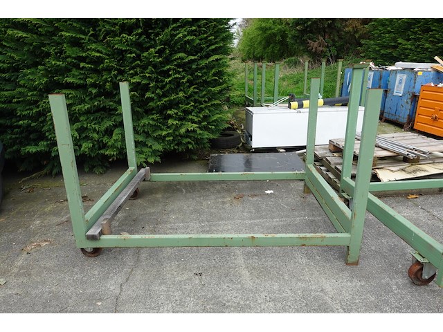 5x verrijdbare metalen houder - afbeelding 2 van  5