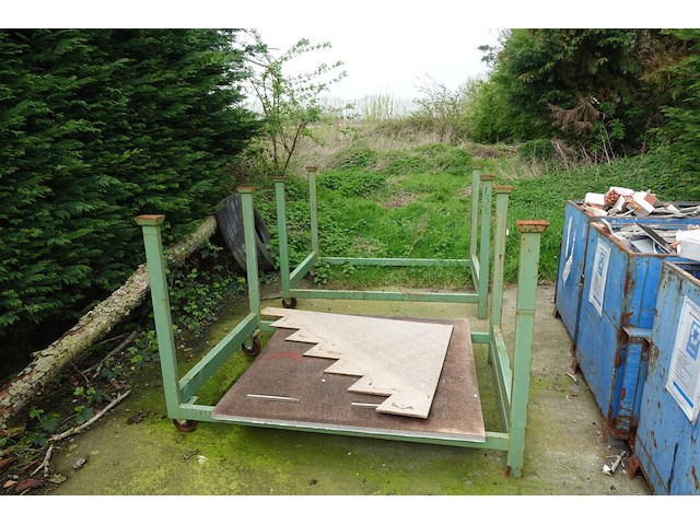 5x verrijdbare metalen houder - afbeelding 5 van  5