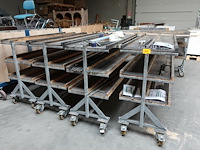 5x verrijdbare metalen kar + inhoud - afbeelding 6 van  12