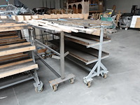 5x verrijdbare metalen kar + inhoud - afbeelding 8 van  12