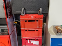 5x vleeskrat + 2x transport dollies - afbeelding 1 van  4