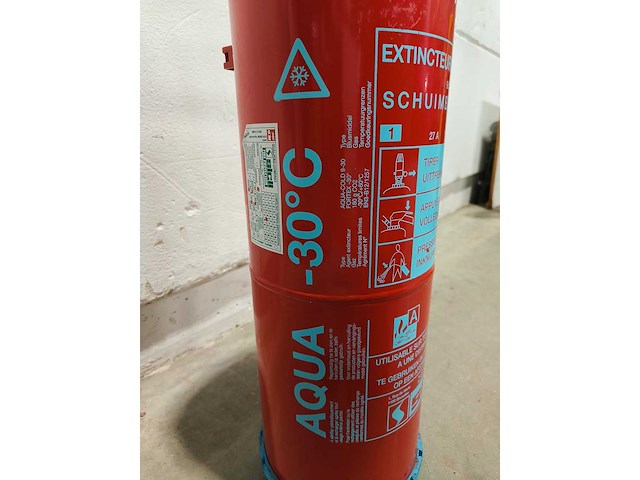 5x vorstvrije schuimbrandblusser - sicli aqua-cold 9-30 - gekeurd 2024 - afbeelding 4 van  9