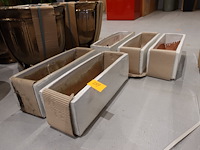 5x vorstvrije terracotta bloempot - afbeelding 2 van  3